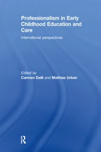 Professionalism in Early Childhood Education and Care_cover