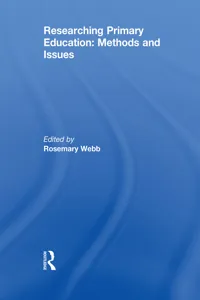 Researching Primary Education: Methods and Issues_cover