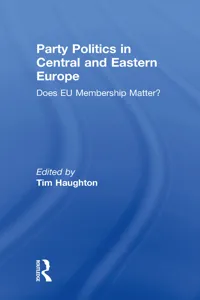 Party Politics in Central and Eastern Europe_cover