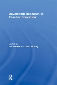 Developing Research in Teacher Education_cover