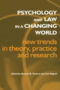 Psychology and Law in a Changing World_cover