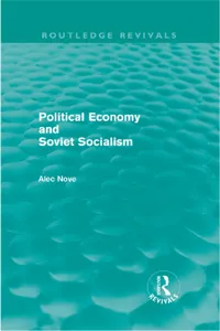 Political Economy and Soviet Socialism_cover