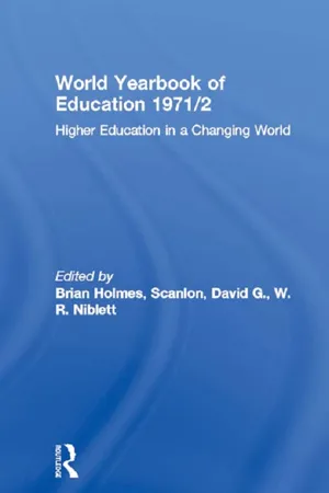 World Yearbook of Education 1971/2