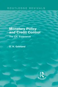 Monetary Policy and Credit Control_cover