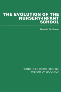 The Evolution of the Nursery-Infant School_cover