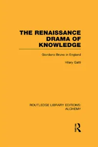 The Renaissance Drama of Knowledge_cover