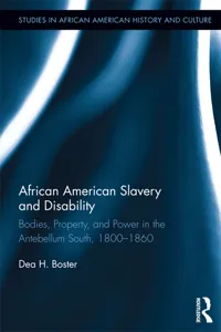 African American Slavery and Disability_cover