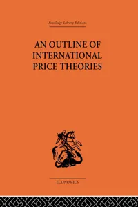 An Outline of International Price Theories_cover