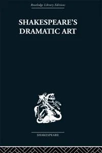 Shakespeare's Dramatic Art_cover