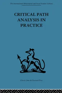 Critical Path Analysis in Practice_cover