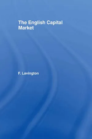 The English Capital Market