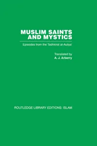 Muslim Saints and Mystics_cover