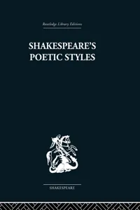 Shakespeare's Poetic Styles_cover