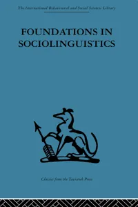 Foundations in Sociolinguistics_cover