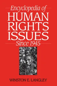 Encyclopedia of Human Rights Issues Since 1945_cover