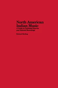 North American Indian Music_cover