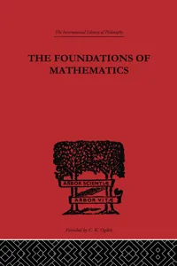 Foundations of Mathematics and other Logical Essays_cover