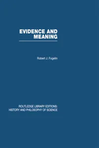 Evidence and Meaning_cover