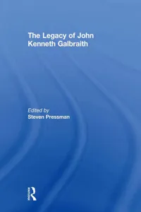 The Legacy of John Kenneth Galbraith_cover