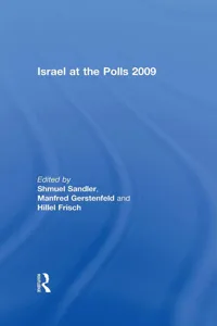 Israel at the Polls 2009_cover