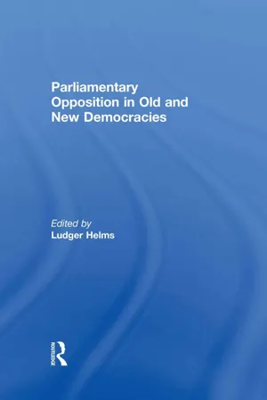 Parliamentary Opposition in Old and New Democracies