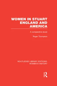 Women in Stuart England and America_cover