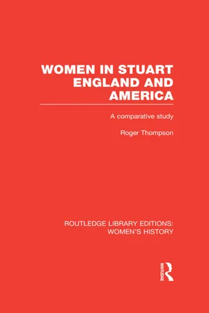 Women in Stuart England and America