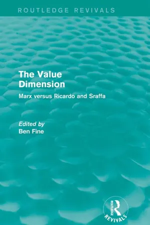 The Value Dimension (Routledge Revivals)