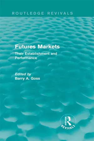 Futures Markets (Routledge Revivals)