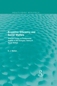 Economic Efficiency and Social Welfare_cover