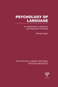 Psychology of Language_cover