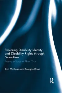 Exploring Disability Identity and Disability Rights through Narratives_cover