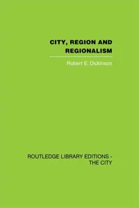 City, Region and Regionalism_cover