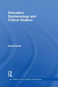 Education, Epistemology and Critical Realism_cover