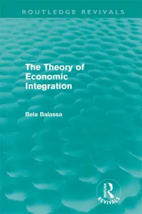 The Theory of Economic Integration_cover