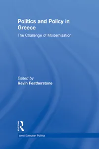 Politics and Policy in Greece_cover