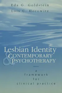 Lesbian Identity and Contemporary Psychotherapy_cover