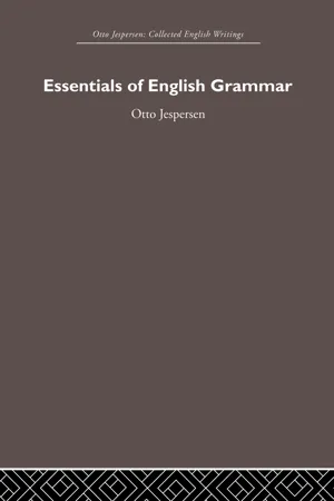 Essentials of English Grammar