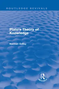 Plato's Theory of Knowledge_cover