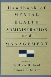 Handbook of Mental Health Administration and Management_cover