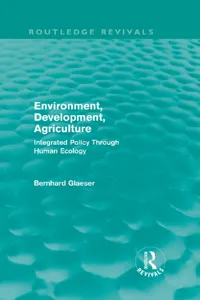 Environment, Development, Agriculture_cover