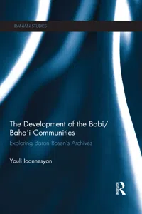 The Development of the Babi/Baha'i Communities_cover