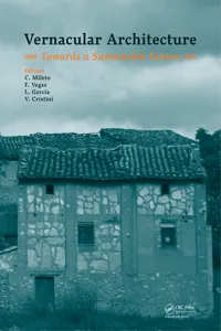 Vernacular Architecture: Towards a Sustainable Future_cover