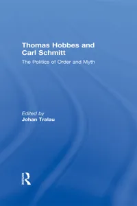 Thomas Hobbes and Carl Schmitt_cover