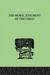The Moral Judgment Of The Child_cover