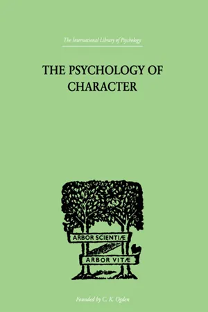 The Psychology Of Character