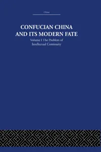 Confucian China and its Modern Fate_cover