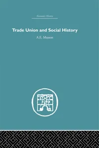 Trade Union and Social History_cover