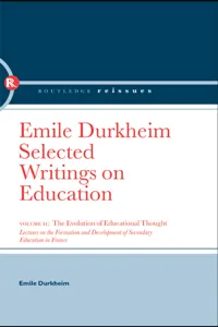 The Evolution of Educational Thought_cover