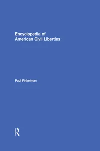 Encyclopedia of American Civil Liberties_cover